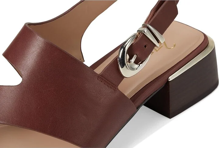 Naturalizer 27 Edit Audra Women's Wedge Shoes Cappuccino Brown Leather : 6.5 M (B) - Image 7
