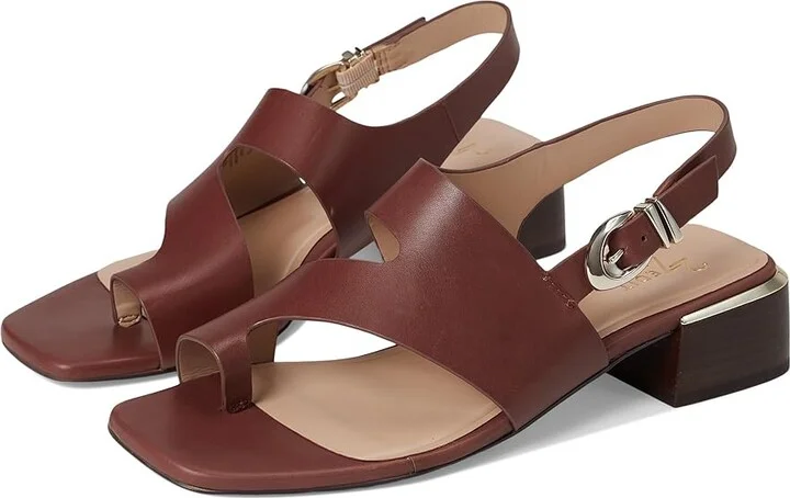 Naturalizer 27 Edit Audra Women's Wedge Shoes Cappuccino Brown Leather : 6.5 M (B)