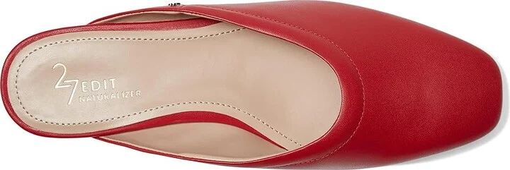 Naturalizer 27 Edit Carla Mule Women's Slippers Crimson Red Leather : 8.5 W (C), Leather/Suede - Image 2