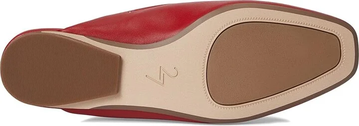 Naturalizer 27 Edit Carla Mule Women's Slippers Crimson Red Leather : 8.5 W (C), Leather/Suede - Image 3