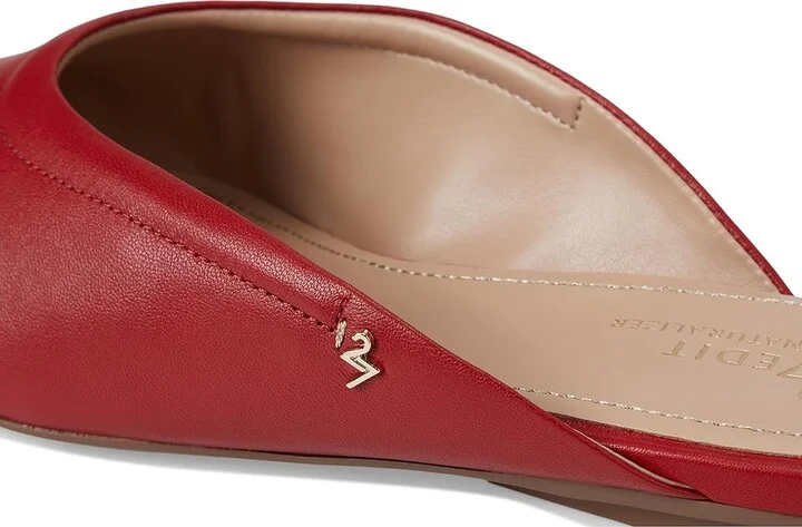 Naturalizer 27 Edit Carla Mule Women's Slippers Crimson Red Leather : 8.5 W (C), Leather/Suede - Image 7