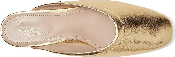 Naturalizer 27 Edit Carla Mule Women's Slippers Dark Gold : 12 M (B), Leather/Suede - Image 2