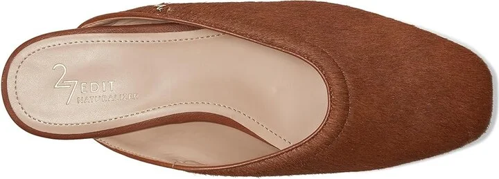 Naturalizer 27 Edit Carla Mule Women's Slippers Tawny Brown Leather : 7 W (C), Leather/Suede - Image 2