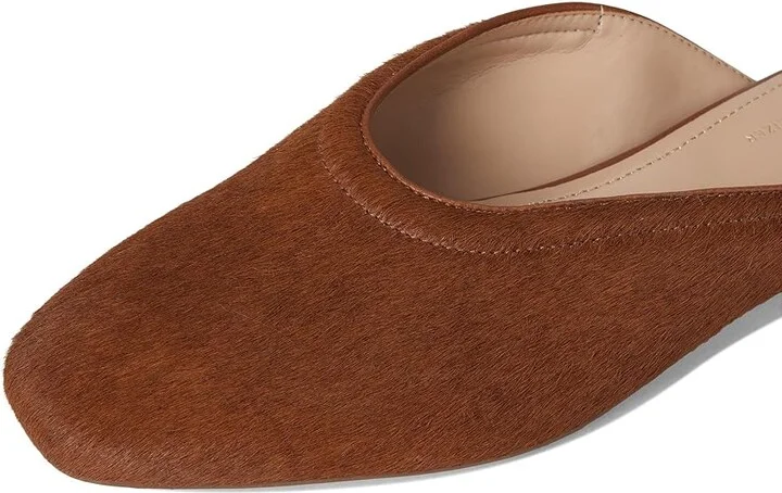 Naturalizer 27 Edit Carla Mule Women's Slippers Tawny Brown Leather : 7 W (C), Leather/Suede - Image 7