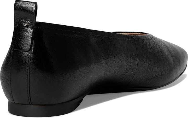 Naturalizer 27 Edit Carla Women's Flat Shoes Black Leather : 9 W (C), Leather/Suede - Image 4