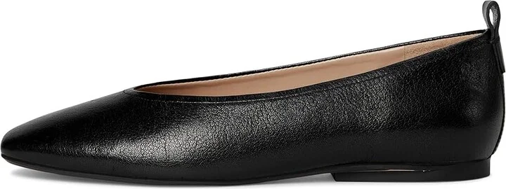 Naturalizer 27 Edit Carla Women's Flat Shoes Black Leather : 9 W (C), Leather/Suede - Image 6