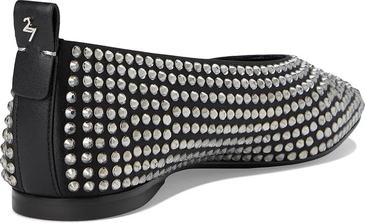 Naturalizer 27 Edit Carla Women's Flat Shoes Black Satin : 8.5 M (B), Polyester/Rubber/Satin - Image 4