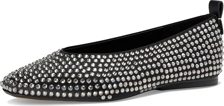 Naturalizer 27 Edit Carla Women's Flat Shoes Black Satin : 8.5 M (B), Polyester/Rubber/Satin - Image 5
