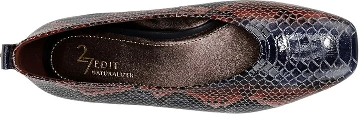 Naturalizer 27 Edit Carla Women's Flat Shoes Blue : 7 M (B), Leather/Suede - Image 2