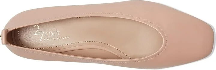 Naturalizer 27 Edit Carla Women's Flat Shoes Cameo Blush Leather : 10 W (C), Leather/Suede - Image 2