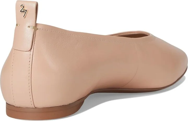 Naturalizer 27 Edit Carla Women's Flat Shoes Cameo Blush Leather : 10 W (C), Leather/Suede - Image 4