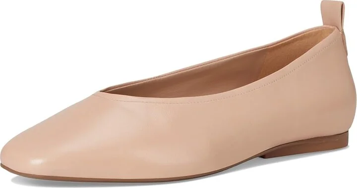 Naturalizer 27 Edit Carla Women's Flat Shoes Cameo Blush Leather : 10 W (C), Leather/Suede - Image 5