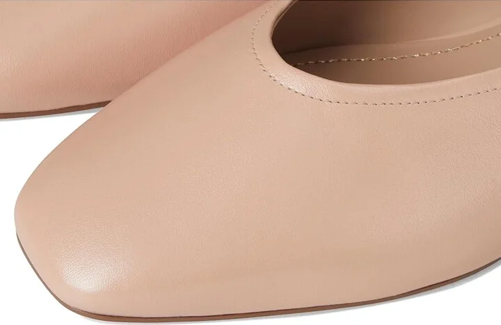 Naturalizer 27 Edit Carla Women's Flat Shoes Cameo Blush Leather : 10 W (C), Leather/Suede - Image 7
