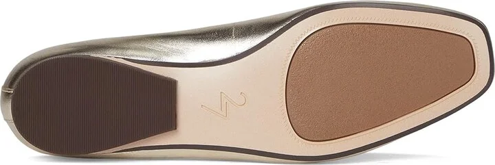 Naturalizer 27 Edit Carla Women's Flat Shoes Champagne : 10 M (B), Leather/Suede - Image 3