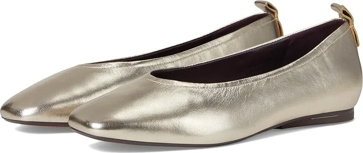 Naturalizer 27 Edit Carla Women's Flat Shoes Champagne : 10 M (B), Leather/Suede