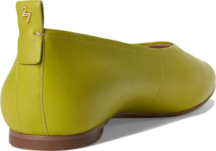 Naturalizer 27 Edit Carla Women's Flat Shoes Chartreuse Green Leather : 11 W (C), Leather/Suede - Image 4
