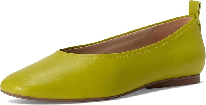 Naturalizer 27 Edit Carla Women's Flat Shoes Chartreuse Green Leather : 11 W (C), Leather/Suede - Image 5