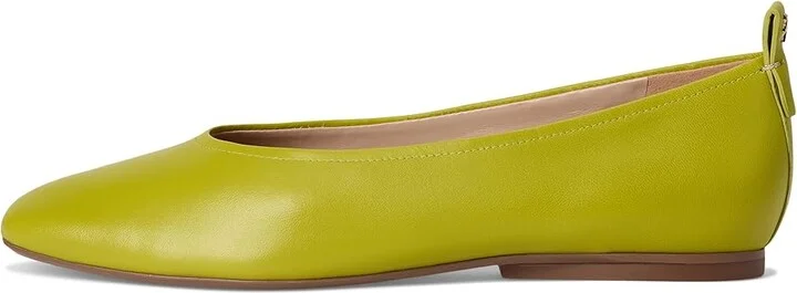 Naturalizer 27 Edit Carla Women's Flat Shoes Chartreuse Green Leather : 11 W (C), Leather/Suede - Image 6