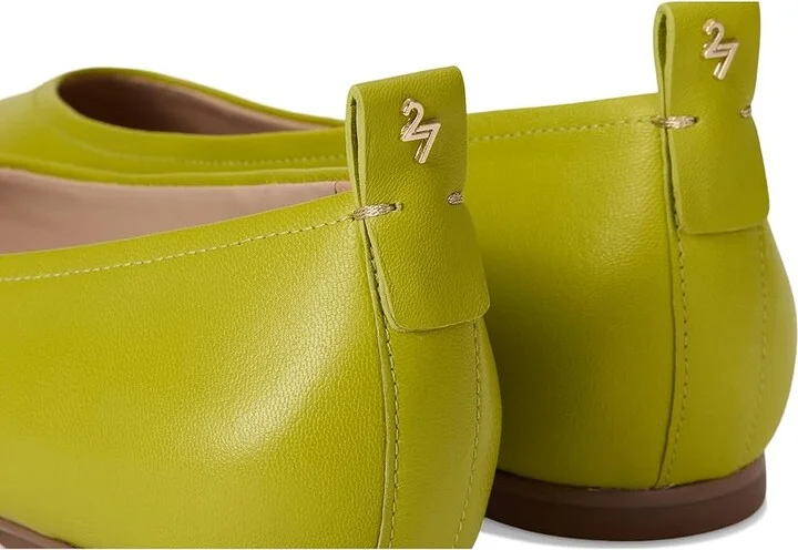 Naturalizer 27 Edit Carla Women's Flat Shoes Chartreuse Green Leather : 11 W (C), Leather/Suede - Image 7