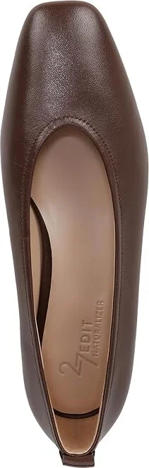 Naturalizer 27 Edit Carla Women's Flat Shoes Chocolate : 8.5 M (B), Leather/Suede - Image 2