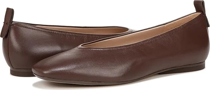 Naturalizer 27 Edit Carla Women's Flat Shoes Chocolate : 8.5 M (B), Leather/Suede