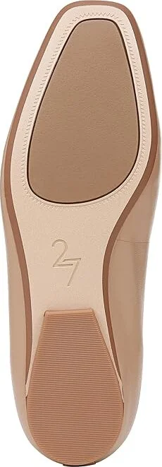Naturalizer 27 Edit Carla Women's Flat Shoes Creme Brulee : 6.5 M (B), Leather/Suede - Image 3