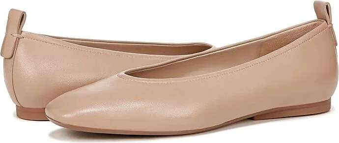 Naturalizer 27 Edit Carla Women's Flat Shoes Creme Brulee : 6.5 M (B), Leather/Suede