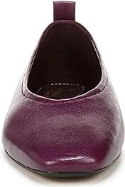 Naturalizer 27 Edit Carla Women's Flat Shoes Deep Plum Purple Leather : 5 M (B), Leather/Suede - Image 4