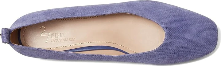 Naturalizer 27 Edit Carla Women's Flat Shoes Future Dusk Blue Suede : 8 W (C), Leather/Suede - Image 2