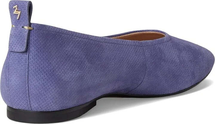 Naturalizer 27 Edit Carla Women's Flat Shoes Future Dusk Blue Suede : 8 W (C), Leather/Suede - Image 4