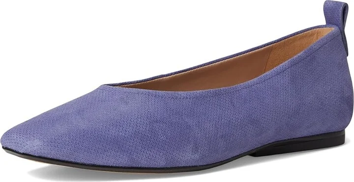 Naturalizer 27 Edit Carla Women's Flat Shoes Future Dusk Blue Suede : 8 W (C), Leather/Suede - Image 5
