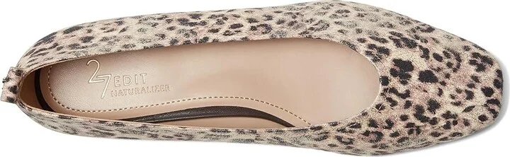 Naturalizer 27 Edit Carla Women's Flat Shoes Leopard Print Leather : 8.5 M (B), Leather/Polyester/Rubber - Image 2