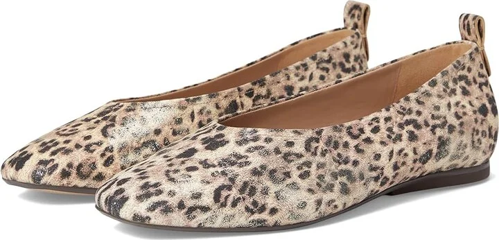 Naturalizer 27 Edit Carla Women's Flat Shoes Leopard Print Leather : 8.5 M (B), Leather/Polyester/Rubber
