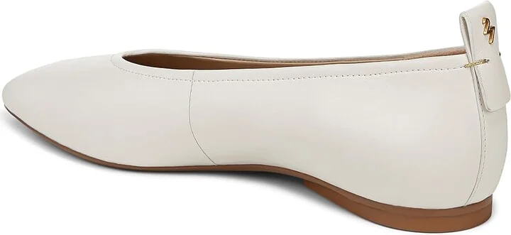 Naturalizer 27 Edit Carla Women's Flat Shoes Warm White Leather : 7 W (C), Leather/Suede - Image 4