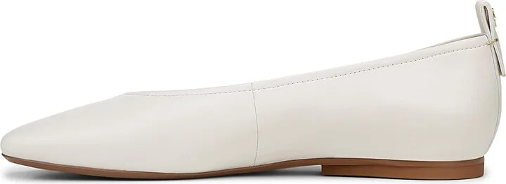Naturalizer 27 Edit Carla Women's Flat Shoes Warm White Leather : 7 W (C), Leather/Suede - Image 6