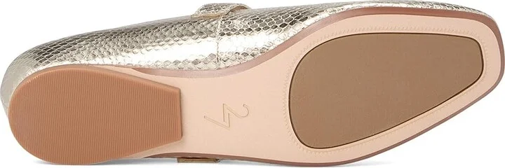 Naturalizer 27 Edit Carter Women's Flat Shoes Champagne Metallic Snake Print Leather : 8 M (B) - Image 3
