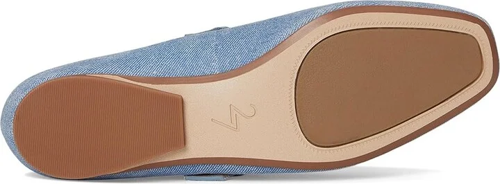 Naturalizer 27 Edit Carter Women's Flat Shoes Denim Blue Suede : 8 M (B), Leather - Image 3