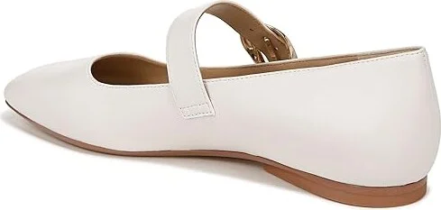 Naturalizer 27 Edit Carter Women's Flat Shoes Warm White Leather : 7.5 M (B) - Image 4