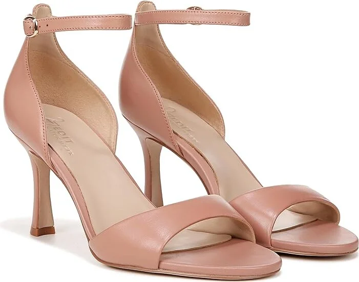 Naturalizer 27 Edit Celeste Ankle Straps Women's Sandals Italian Clay Tan Leather : 7.5 M (B)