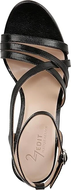 Naturalizer 27 Edit Colette Strappy Sandals Women's Sandals Black Leather : 9 M (B) - Image 2