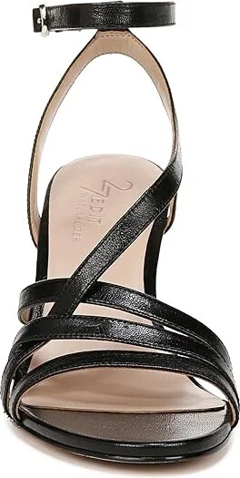 Naturalizer 27 Edit Colette Strappy Sandals Women's Sandals Black Leather : 9 M (B) - Image 4