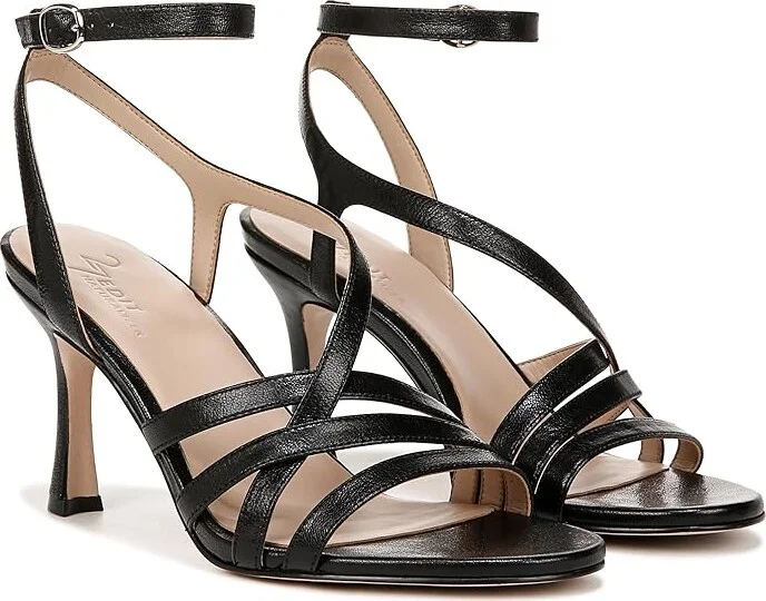 Naturalizer 27 Edit Colette Strappy Sandals Women's Sandals Black Leather : 9 M (B)