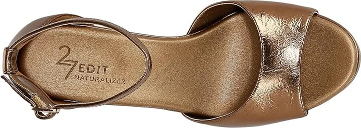 Naturalizer 27 Edit Delphie Women's Sandals Old Gold Leather : 12 M (B) - Image 2