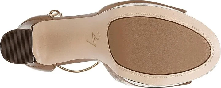 Naturalizer 27 Edit Delphie Women's Sandals Old Gold Leather : 12 M (B) - Image 3