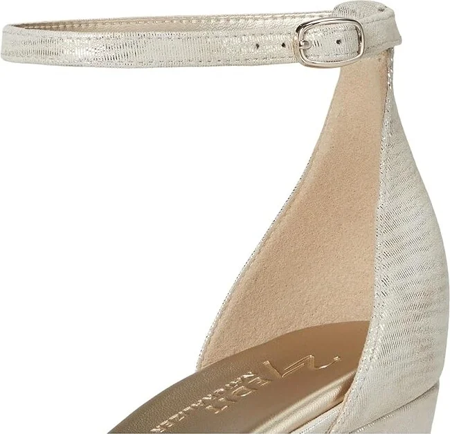 Naturalizer 27 Edit Delphie Women's Sandals Silver Leather 1 : 7.5 W (C) - Image 2