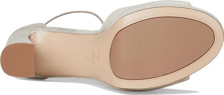 Naturalizer 27 Edit Delphie Women's Sandals Silver Leather 1 : 7.5 W (C) - Image 3