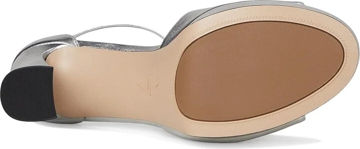 Naturalizer 27 Edit Delphie Women's Sandals Silver Leather : 8.5 M (B) - Image 3