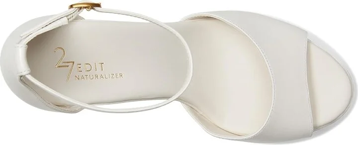 Naturalizer 27 Edit Delphie Women's Sandals Warm White Leather : 9 W (C) - Image 2