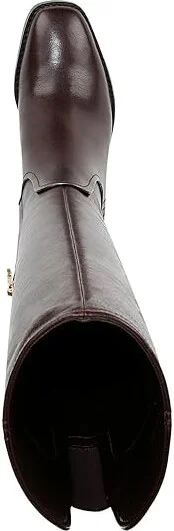 Naturalizer 27 Edit Edda - Wide Calf Women's Shoes Dark Brown : 6 M (B), Leather - Image 2