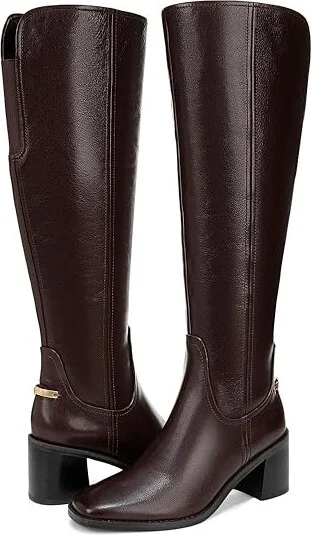 Naturalizer 27 Edit Edda - Wide Calf Women's Shoes Dark Brown : 6 M (B), Leather - Image 4